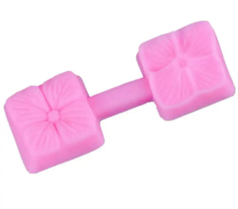 Square flower shape silicone press mould x 1