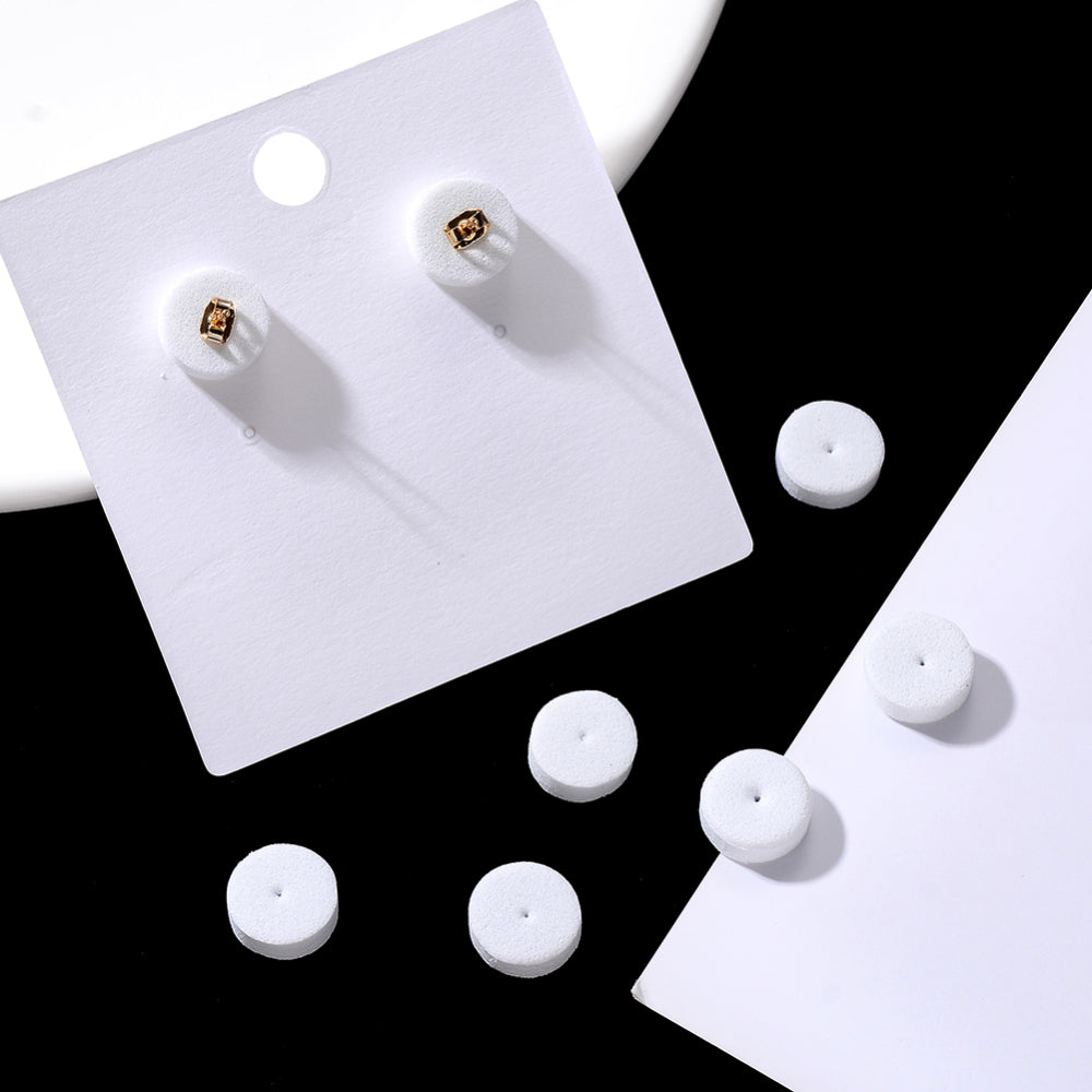 Silicone earring backs, perfect for hook earrings x 50 pieces