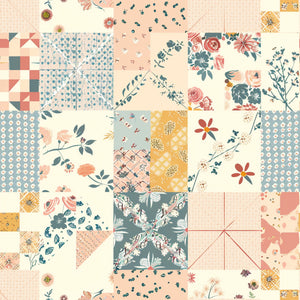 Vintage patchwork pattern water transfer style 3