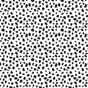 Black and white organic dots - Transfer paper - 1 sheet