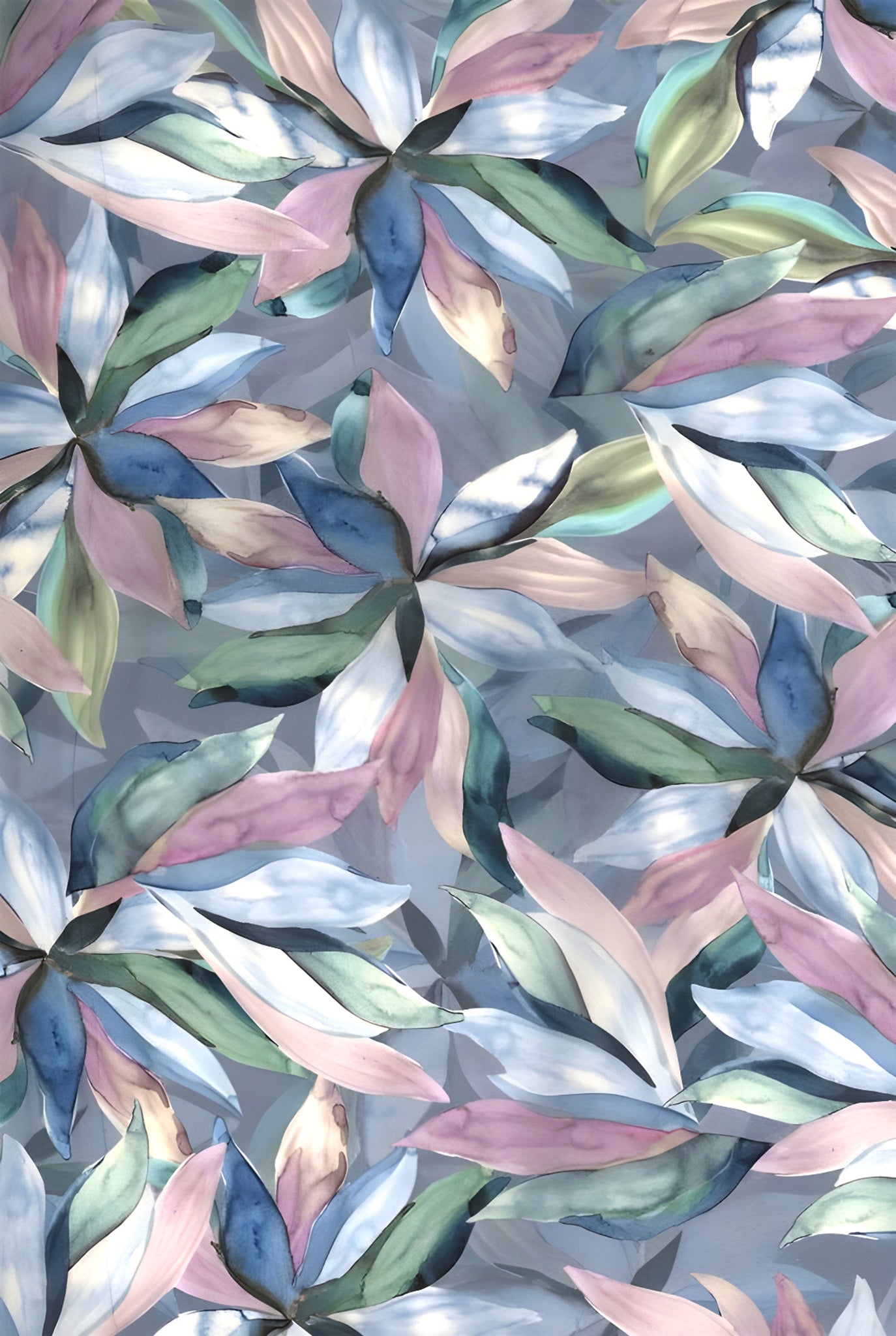 Water colour floral botanical paper Image transfer paper