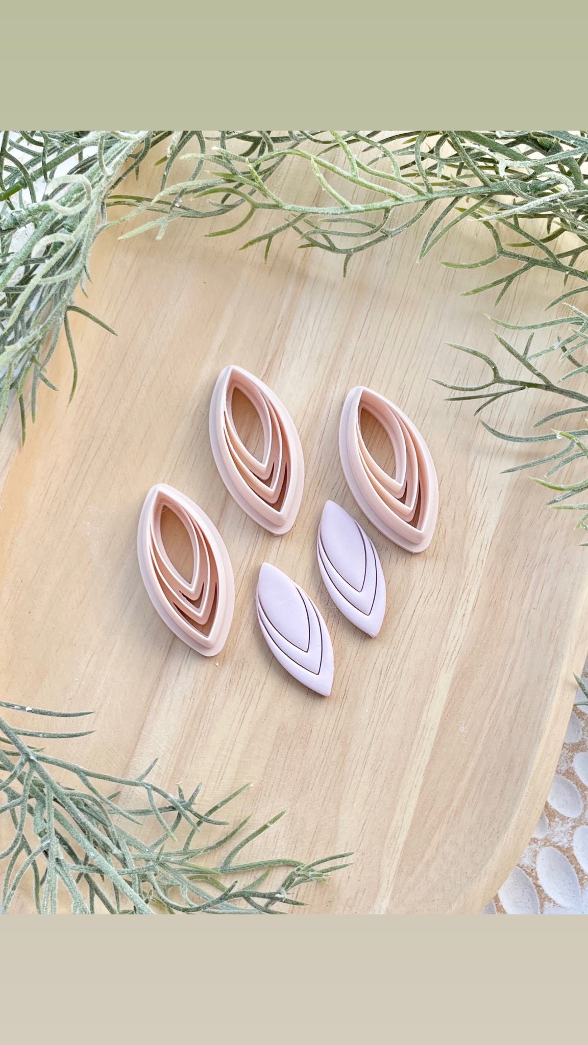 Long elegant marquise line detail cutter