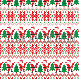 Christmas Mix snowflakes & trees water transfer - #385