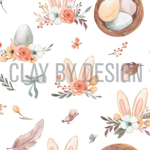 Easter BOHO water transfer - #455