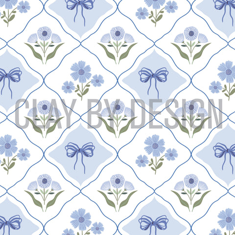 Floral water transfer paper #482