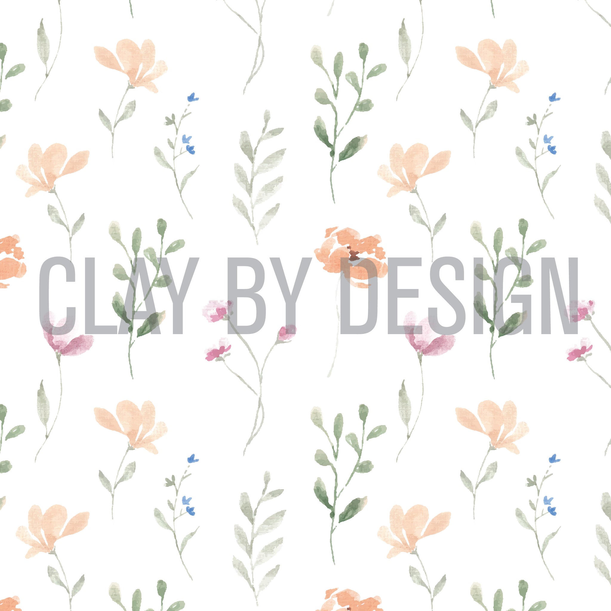 Vintage soft florals transfer paper #488