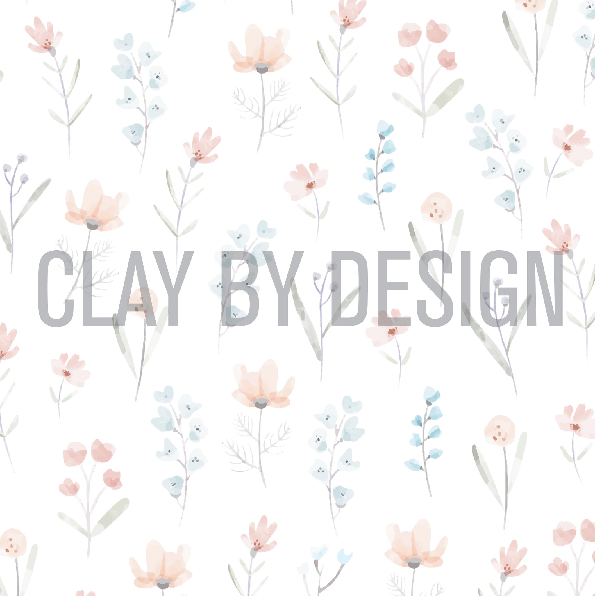 Soft florals transfer paper #490