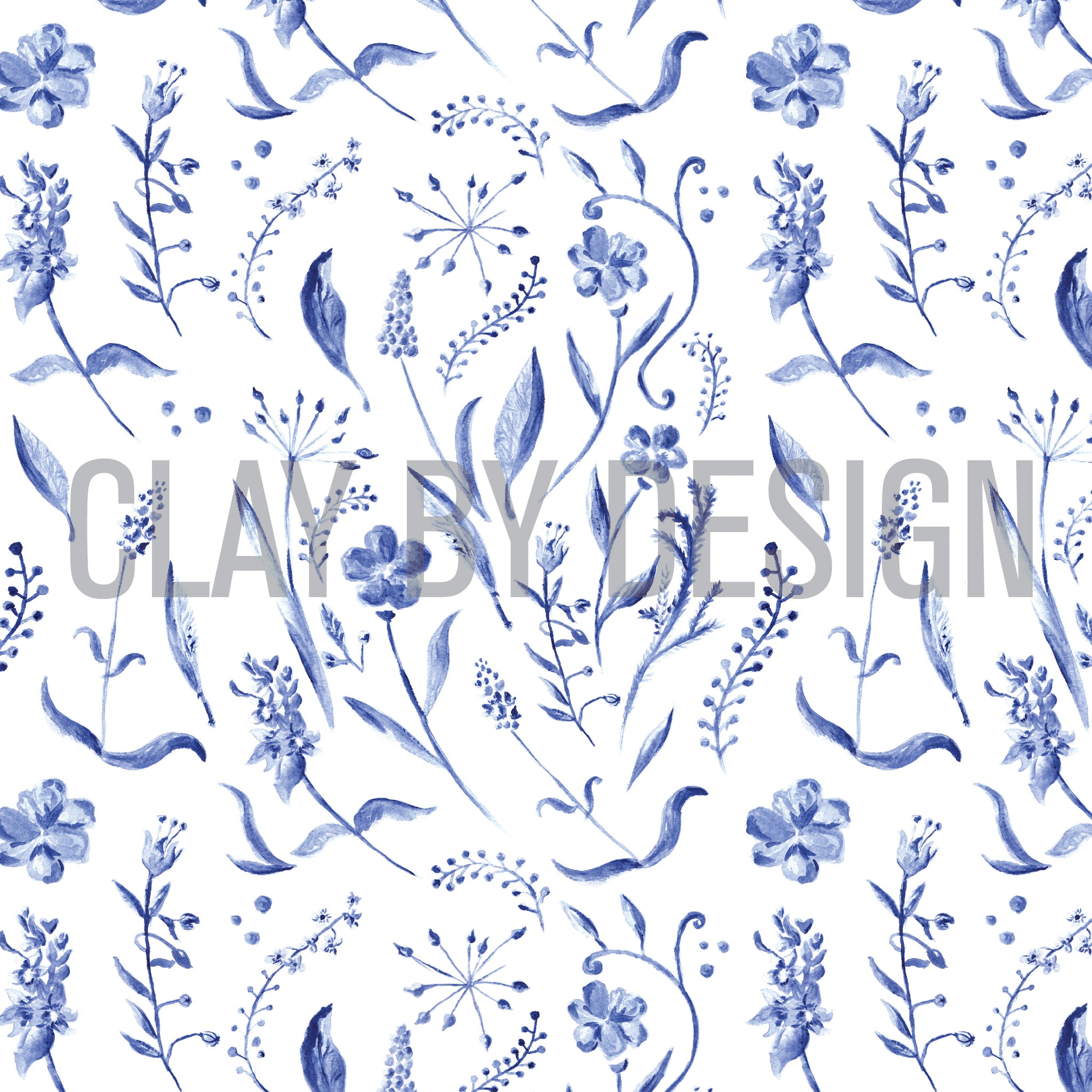 Fluw florals transfer paper #494