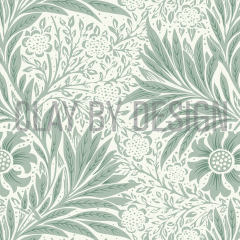 Green botanicals Image transfer paper - #514