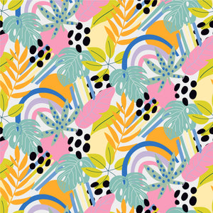 Colourful tropical - Transfer paper - 1 sheet - WATERLESS