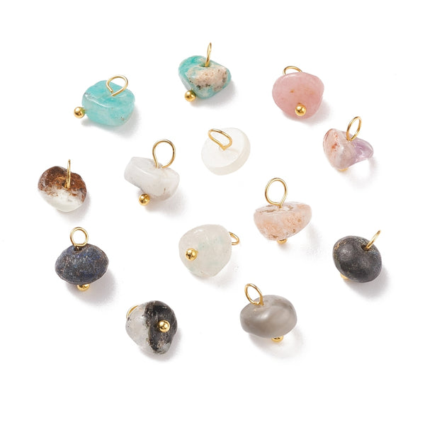 Mixed pack of natural gem stones x 100 pieces