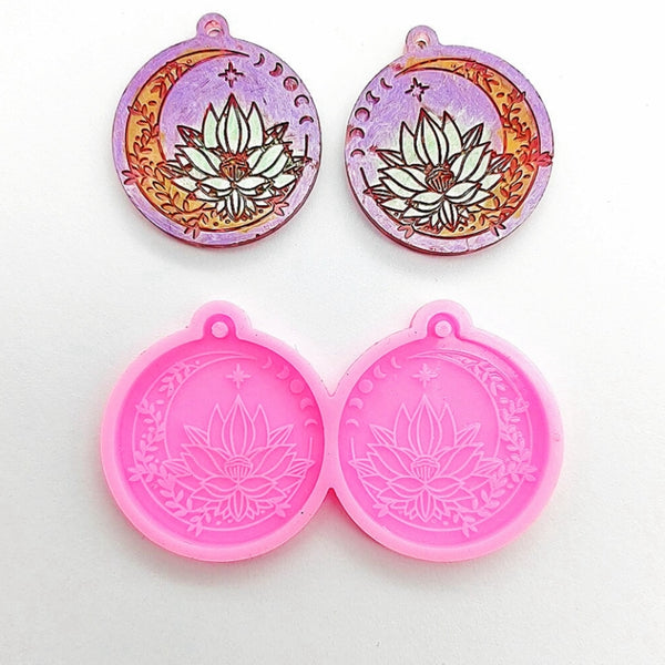 REDUCED - Resin earring mold  - style 8