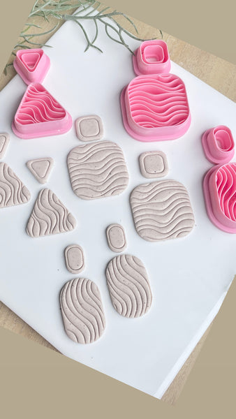 Organic line shape cutter sets