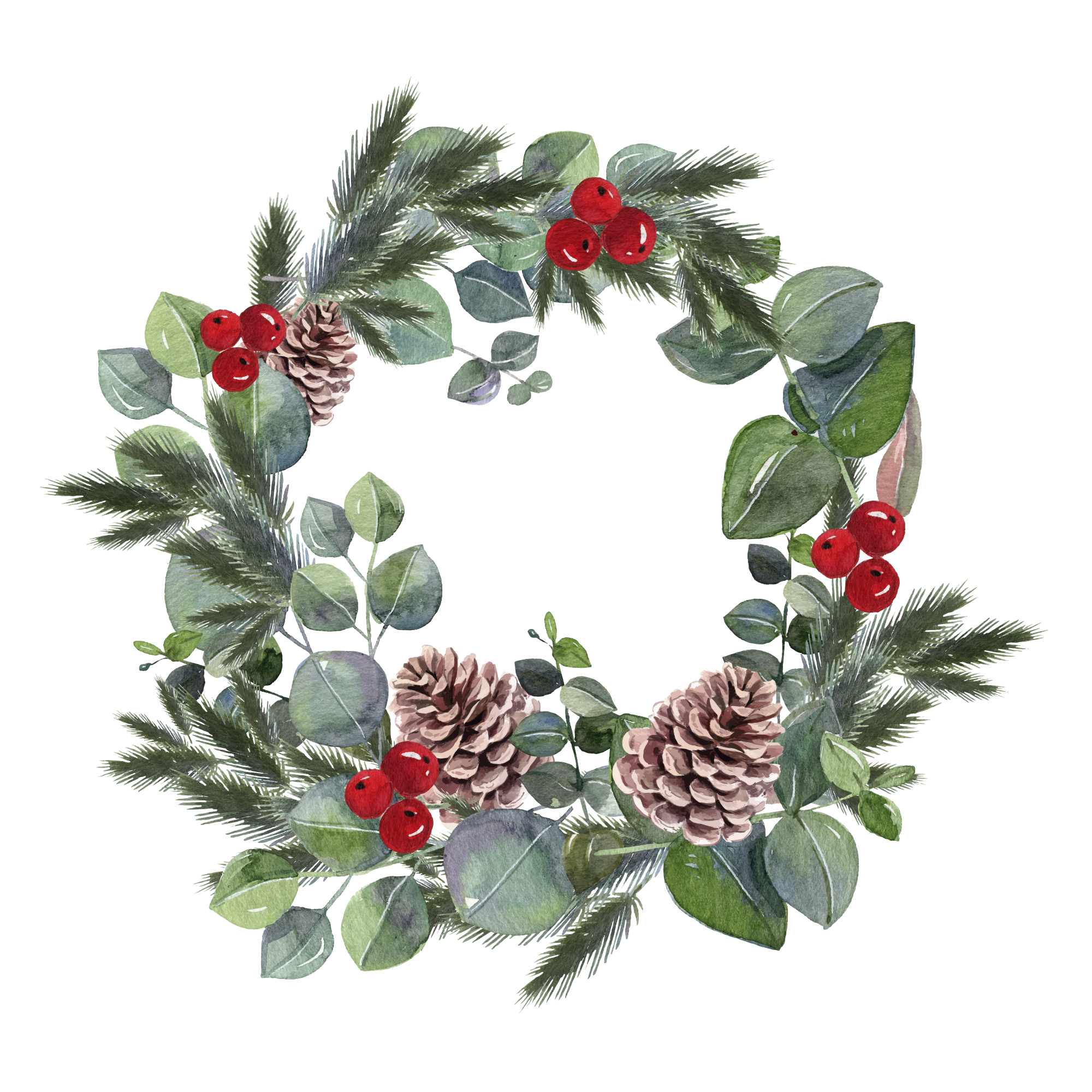 Christmas wreath trinket dish paper style 4