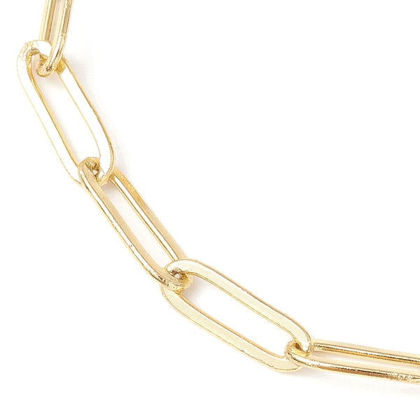 Gold stainless steel plated bracelet x 1