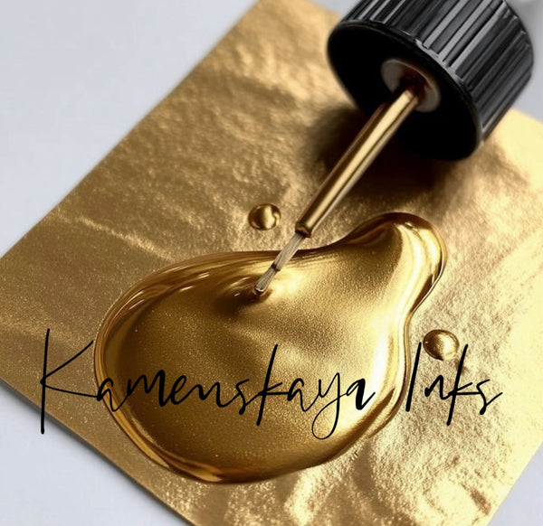 Kamenskaya gilding paint single bottles