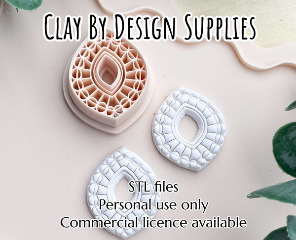 Jacinta both styles 1 & 2 cutter STL Digital file only