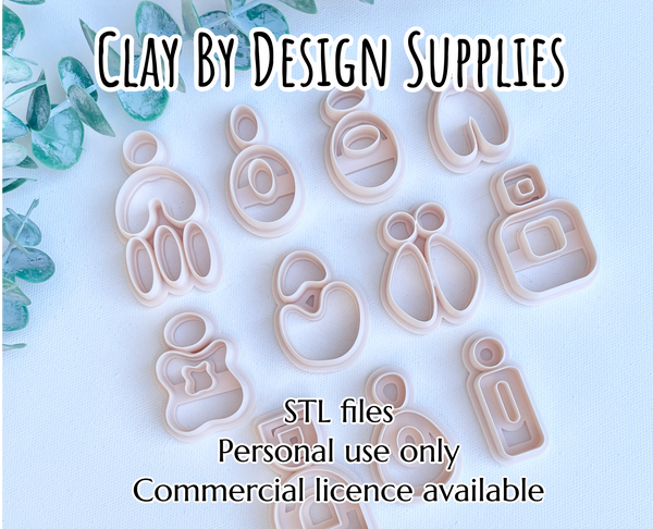 All in one cutter sets ALL 11 CUTTERS  - STL Digital file