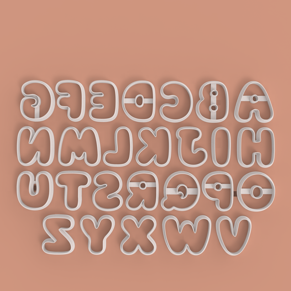 XX LARGE Bubble letter cutters - size 5cm
