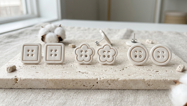 Button stud 1.5cm cutter set of 3 styles