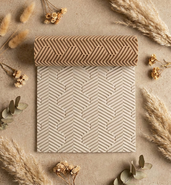 Chevron lines  Texture Roller