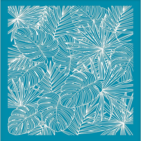 Palm leaves silk screen