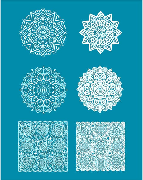 Mandala pattern silk screen