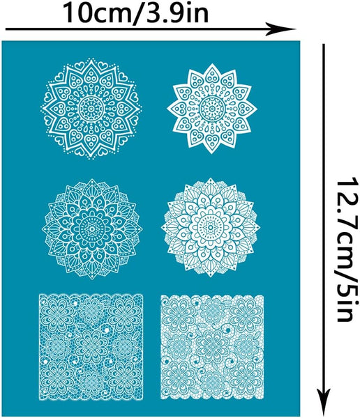 Mandala pattern silk screen