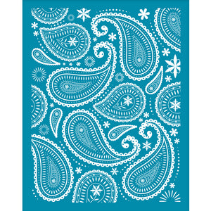 Paisley pattern silk screen