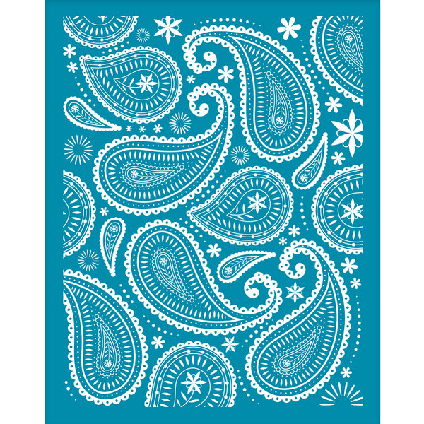 Paisley pattern silk screen