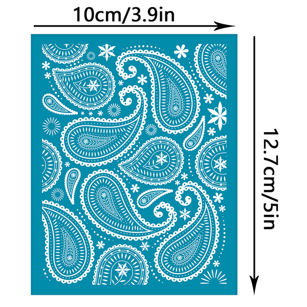 Paisley pattern silk screen