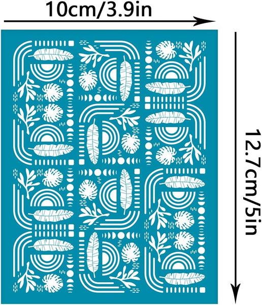 Abstract pattern silk screen