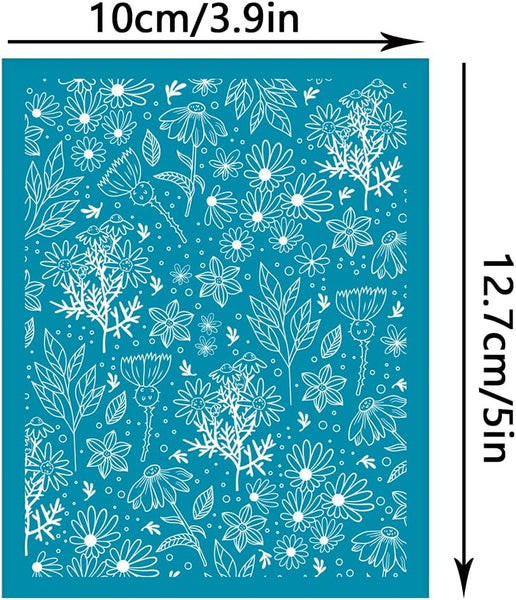 Floral pattern silk screen