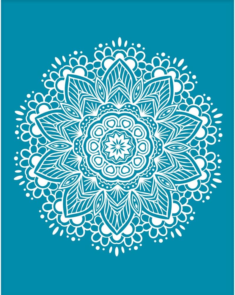 Large Mandala pattern silk screen