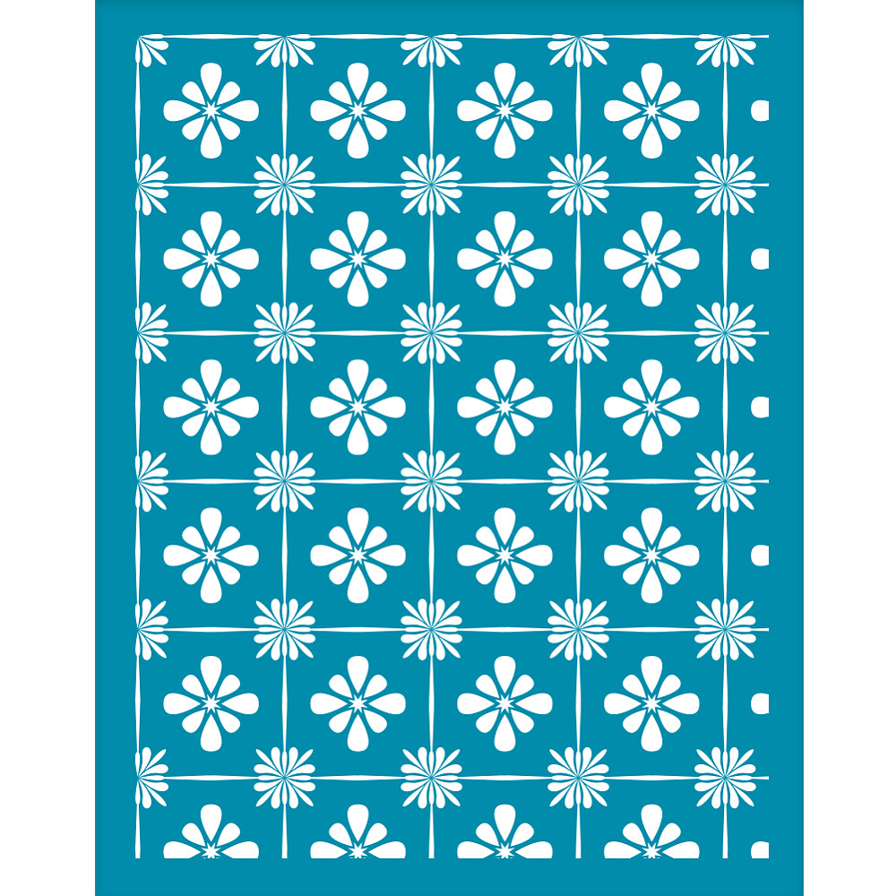 Flower pattern silk screen