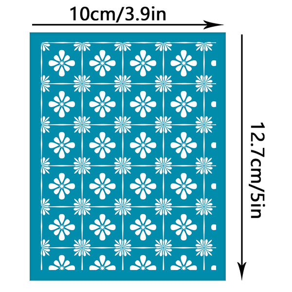 Flower pattern silk screen