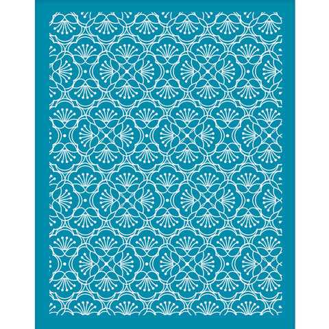 Moroccan pattern silk screen