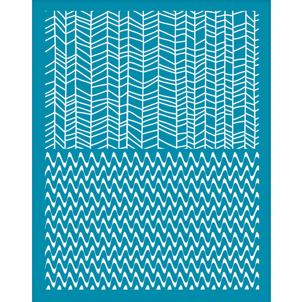 Abstract lines pattern silk screen