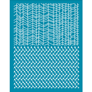 Abstract lines pattern silk screen