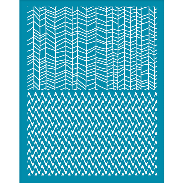 Abstract lines pattern silk screen