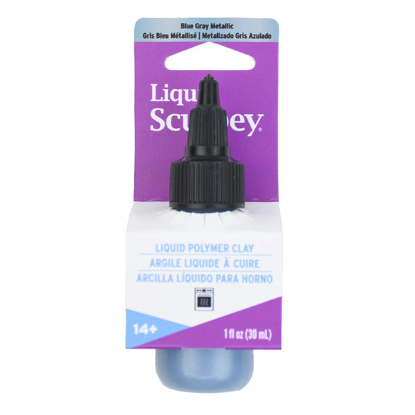 Blue Gray Metallic liquid Sculpey  30ml