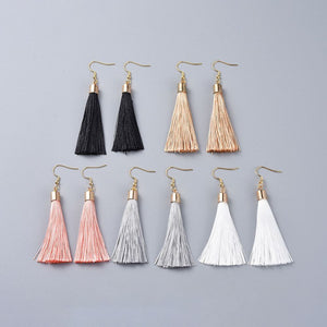 Tassels with stainless steel hooks x 4 pieces