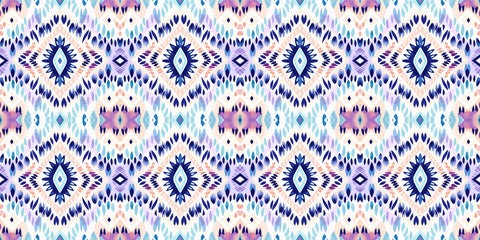 Tribal blue coloured transfer paper - design 5