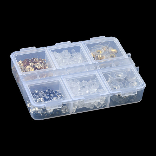 Earring backs bulk mix pack - 328 pieces