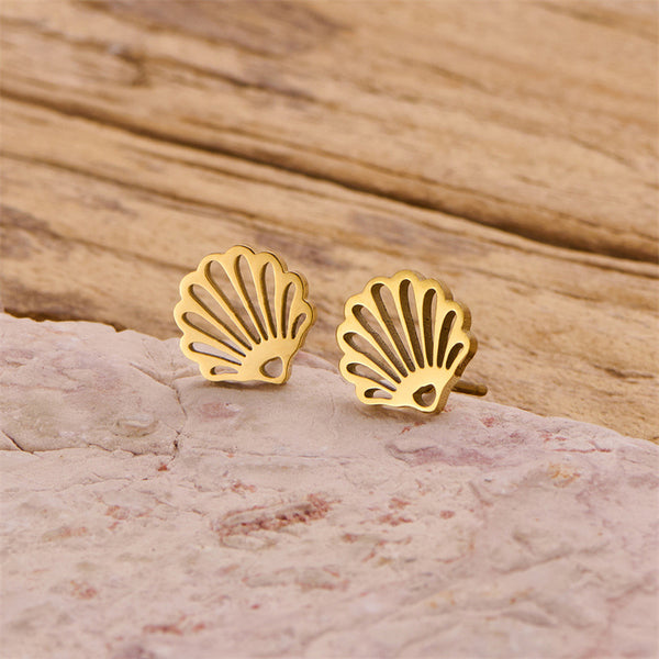 Gold plates stainless steel stud tops or stud pack add ons x 6 pieces