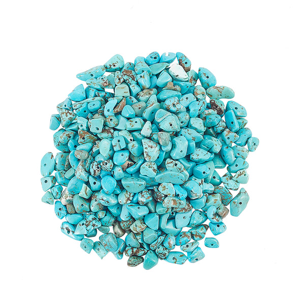 Synthetic Turquoise Chip Beads - 20 pieces