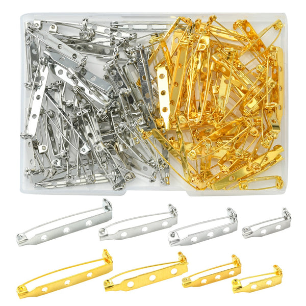 Bulk pack of brooch pin clips x 100