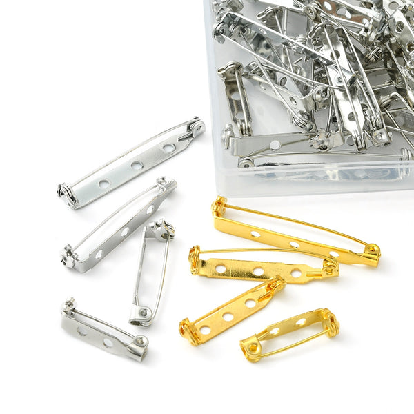 Bulk pack of brooch pin clips x 100
