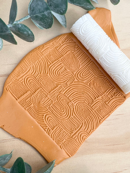 Organic arches texture roller