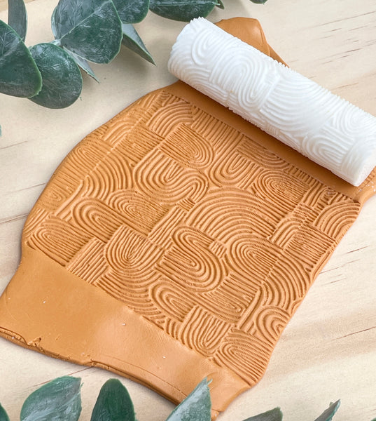 Organic arches texture roller